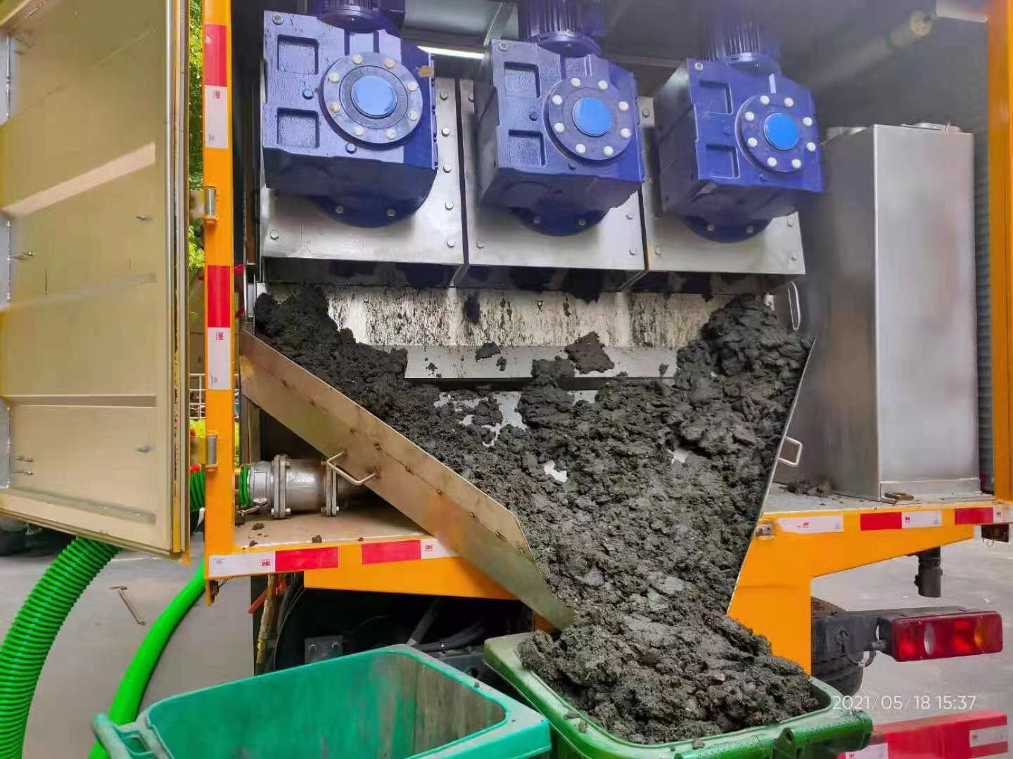 细水乡化粪池清掏城市维护站-泥浆净化干湿分离处理